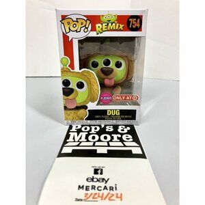 Funko Pop! Remix: Dug 754 Vaulted Exclusive Vinyl Figure Box Damage W/Protector